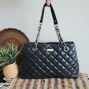 Kate Spade Quilted Black Shoulder Bag